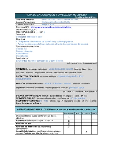 Ficha cursocolor