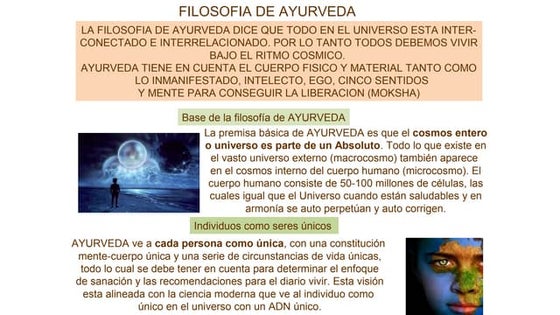 Filosofia de ayurveda