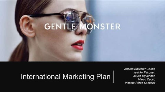 Presentation - International Marketing Plan