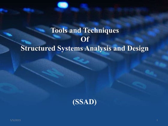 Final presentation of tools and techniques of structure analysis (Management ...