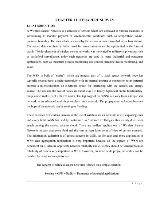 Complete report on DATA ACQUISITION SCHEME IN WIRELESS SENSOR NETWORK
