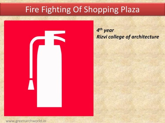 Basics of Fire fighting