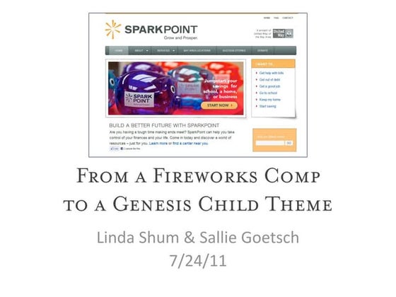 From a Fireworks Comp to a Genesis Child Theme, Step by Step