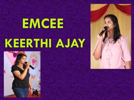FEMALE MC KEERTHI AJAY 