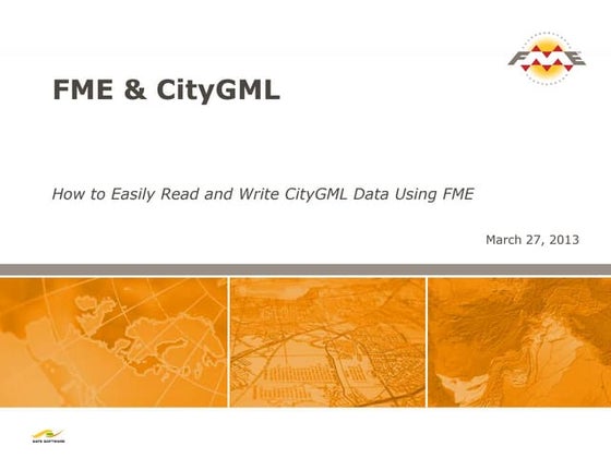 How to Easily Read and Write CityGML Data Using FME 