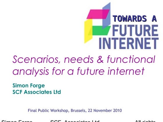 Simon Forge TAFI workshop
