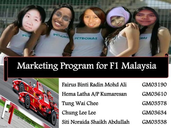 Marketing Program for F1 Malaysia GP 2010
