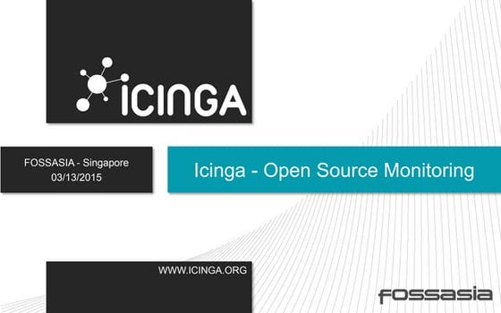 Open Source Monitoring with Icinga at Fossasia 2015