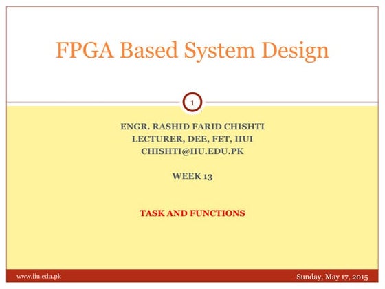 Fpga 13-task-and-functions