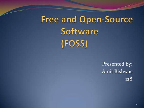 Free and open source software