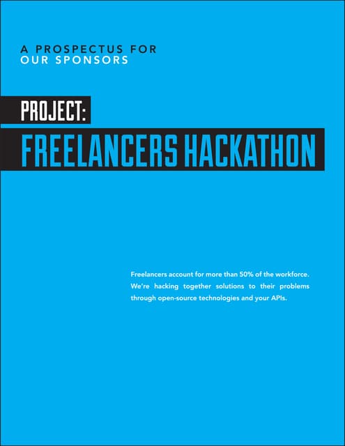 Freelancers hackathon prospectus