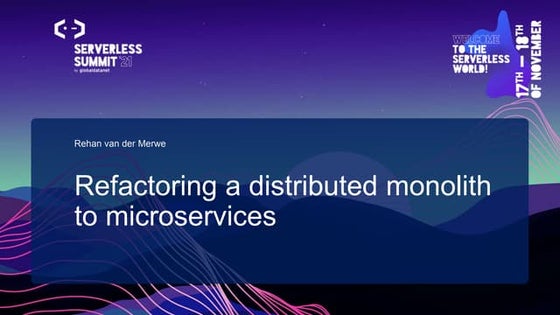 From monolith to resilient microservices