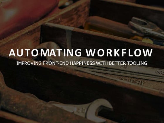 Frontend Workflow