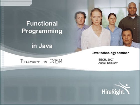 Functional Programming In Java