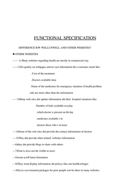 Functn Specs