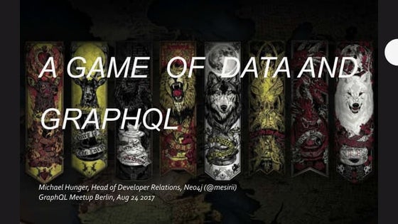 A Game of Data and GraphQL