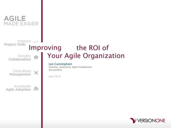 Gauging the roi of your agile organization 5