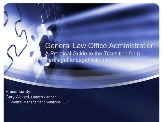 General Law Office Administration Power Point