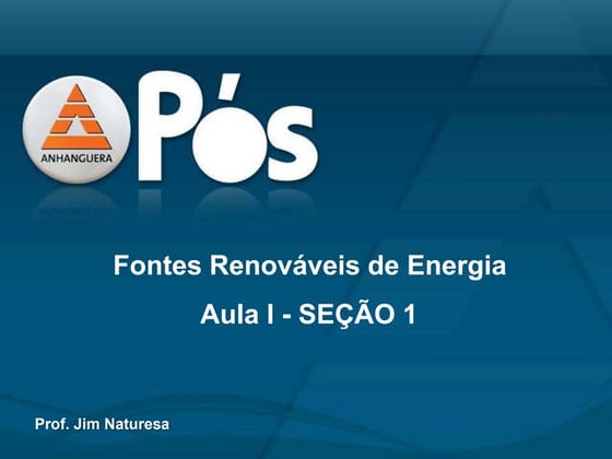 Fontes Renováveis
