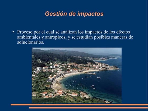 Gestión de impactos