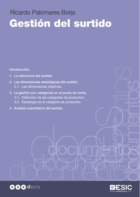 Gestión del surtido