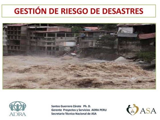 Gestion integral de riesgo de desastres