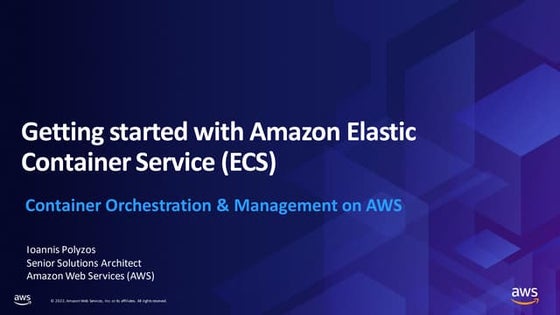 Getting started with Amazon ECS
