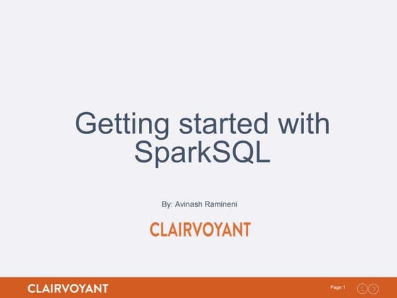 Getting started with SparkSQL  - Desert Code Camp 2016