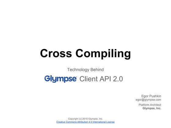 Glympse API Cross Compiling
