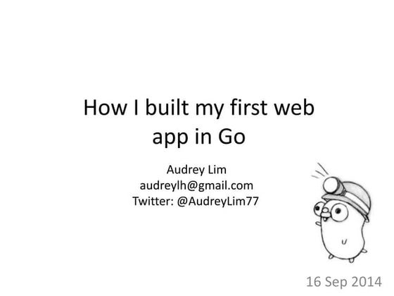 Golang slidesaudrey