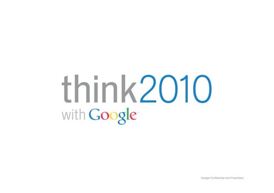Google AdWords Think2010