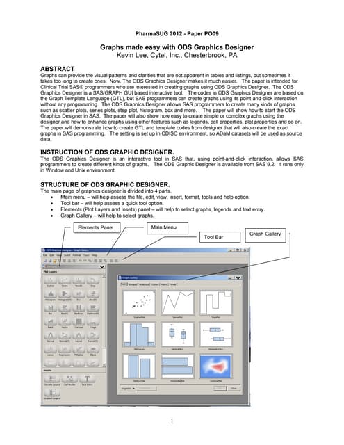Graphs made easy with SAS ODS Graphics Designer (PAPER)
