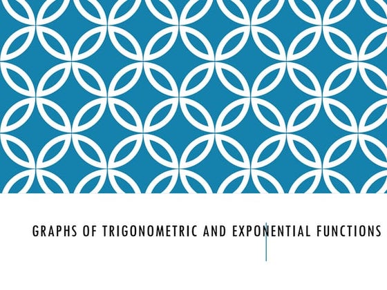 Graphs of trigonometric exponential functions lecture