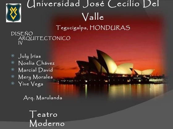TEATRO MODERNO Grupo Nº 1
