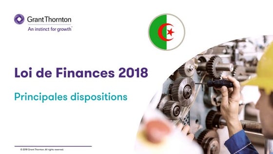 Grant Thornton loi de finances 2018 