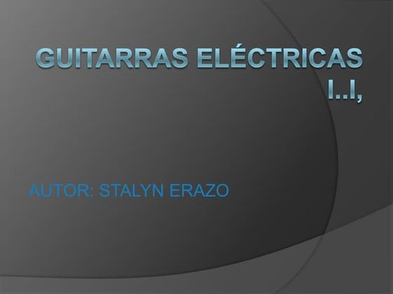Guitarras eléctricas