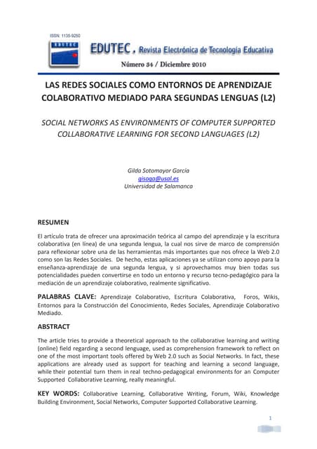 Habilidades y tecnosocial web 2.0