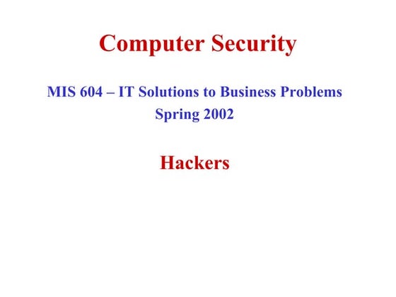 Hacking
