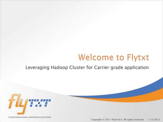 Hadoop for carrier