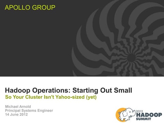 Hadoop operations