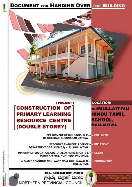 Document for Handing over the building