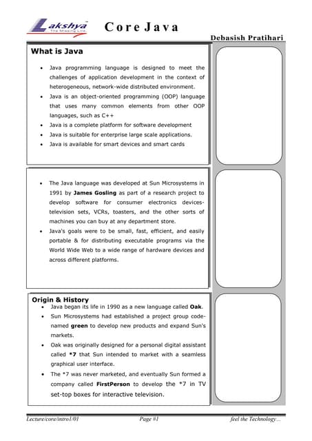 Lecture 1