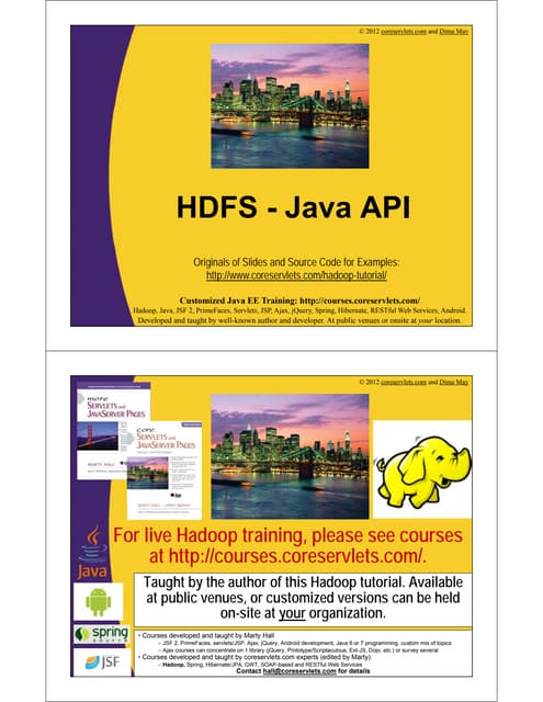 Hdfs java api