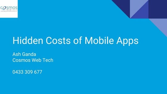 Hidden costs of mobile apps