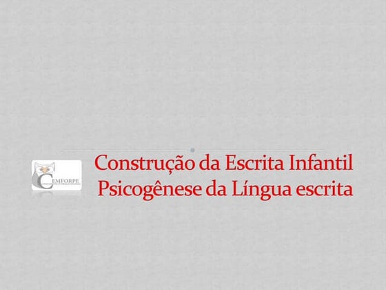 Hipoteses de escrita
