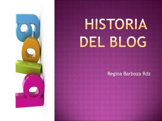 Historia del blog computación