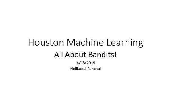 Introduction to Multi-armed Bandits
