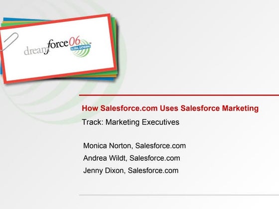 How Salesforce.com Uses Marketing