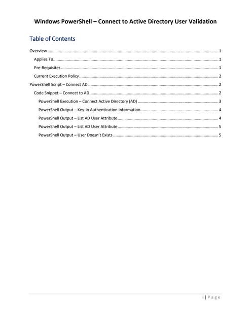 How To Connect to Active Directory User Validation