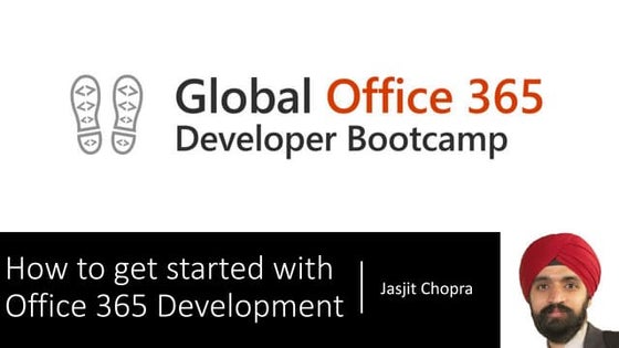 How to get started with office 365 development